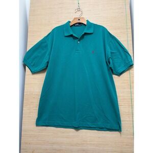 Polo Ralph Lauren Mens Polo Shirt Teal Green 100 Cotton Embroidered Pony XL